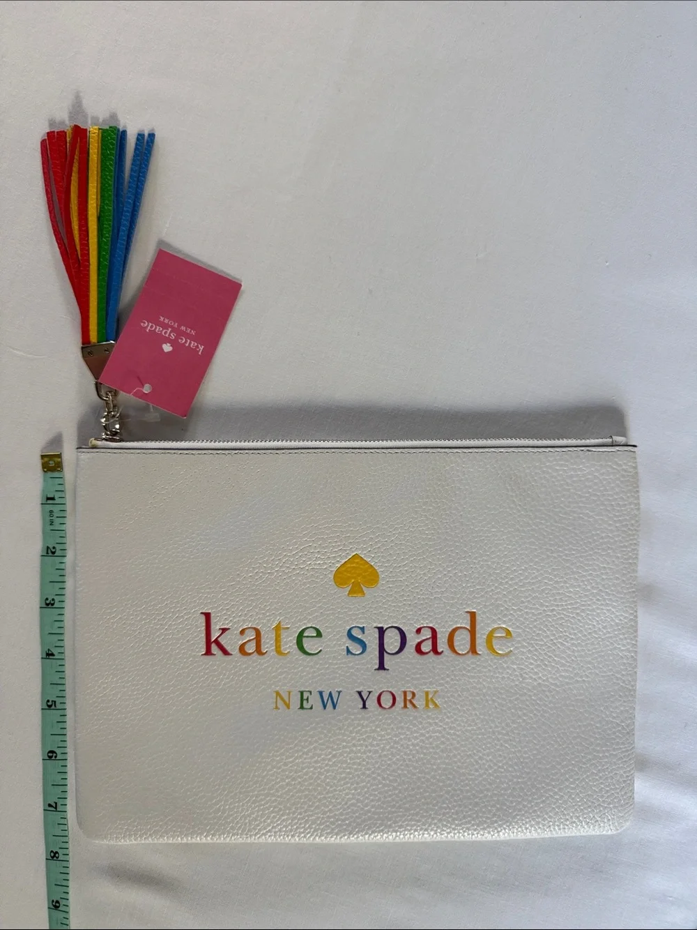 kate spade white leather